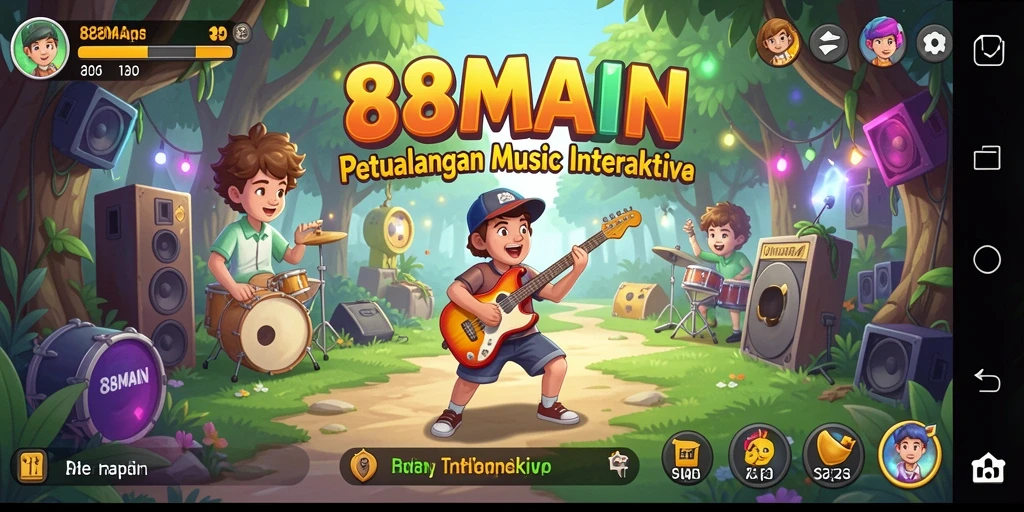 Gameplay interaktif yang menyenangkan di aplikasi 88MAIN.
