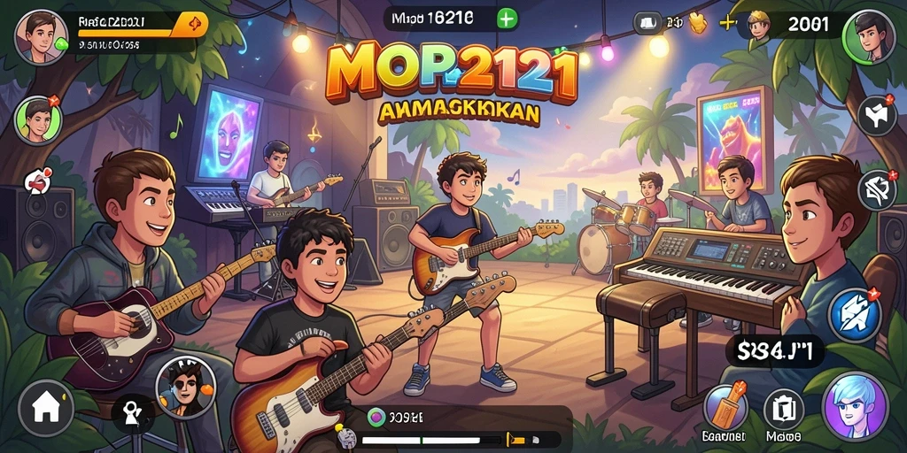Tampilan gameplay <strong>MPO2121</strong> yang penuh warna dan interaktif.