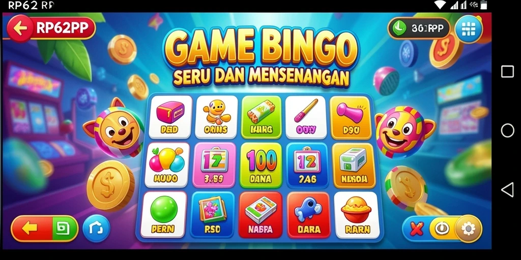 Tampilan gameplay menawan RP62RP dalam permainan Bingo.