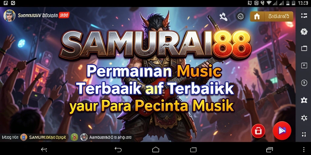 Screenshot utama SAMURAI88 menampilkan gameplay interaktif yang menarik.