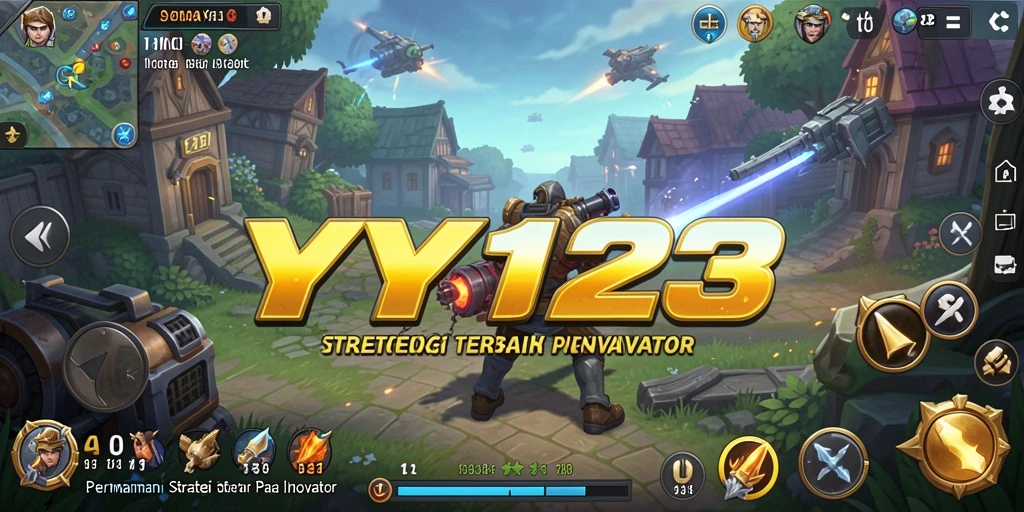 Tampilan gameplay mendebarkan di YY123 yang menampilkan taktik dan strategi.